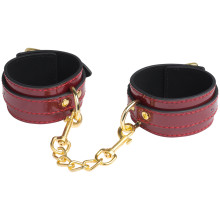 Bound to Please Red Wrist Cuffs 1