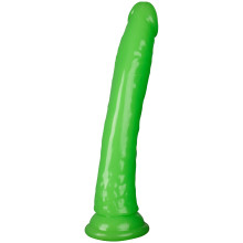Realrock Glow in the Dark Slim Dildo mit Saugnapf 23 cm