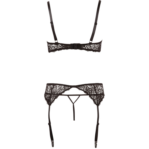 Abierta Fina Halbschale-BH mit Spitze Set