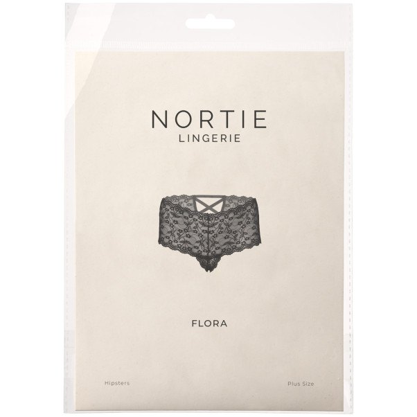 NORTIE Flora Schwarzer Hipster Plus Size