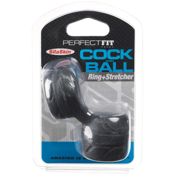 Perfect Fit Penis- und Hodenring + Stretcher