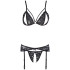 Cottelli Collection Dreiteiliges Suspender-Set