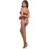 Dreamgirl Violettes Strumpfhalter-Set
