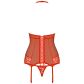 Obsessive Rotes Korsage-Set