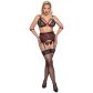 Cottelli Bondage Set aus BH und Schrittfreiem Höschen in Plus Size