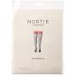 NORTIE Wilderness Halterlose Strümpfe mit Rotem Spitzensaum Plus Size