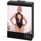 Abierta Fina Schwarzer Neckholder Body