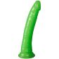 Realrock Glow in the Dark Slim Dildo mit Saugnapf 20 cm