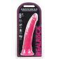 Realrock Glow in the Dark Slim Dildo mit Saugnapf 20 cm