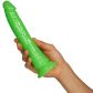 Realrock Glow in the Dark Slim Dildo mit Saugnapf 20 cm